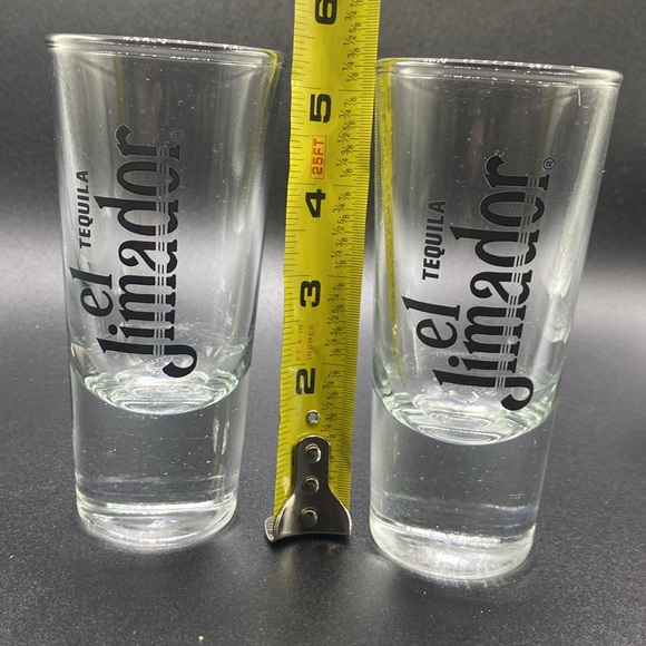 2 El Jimador tequila shot glasses - Picture 10 of 10